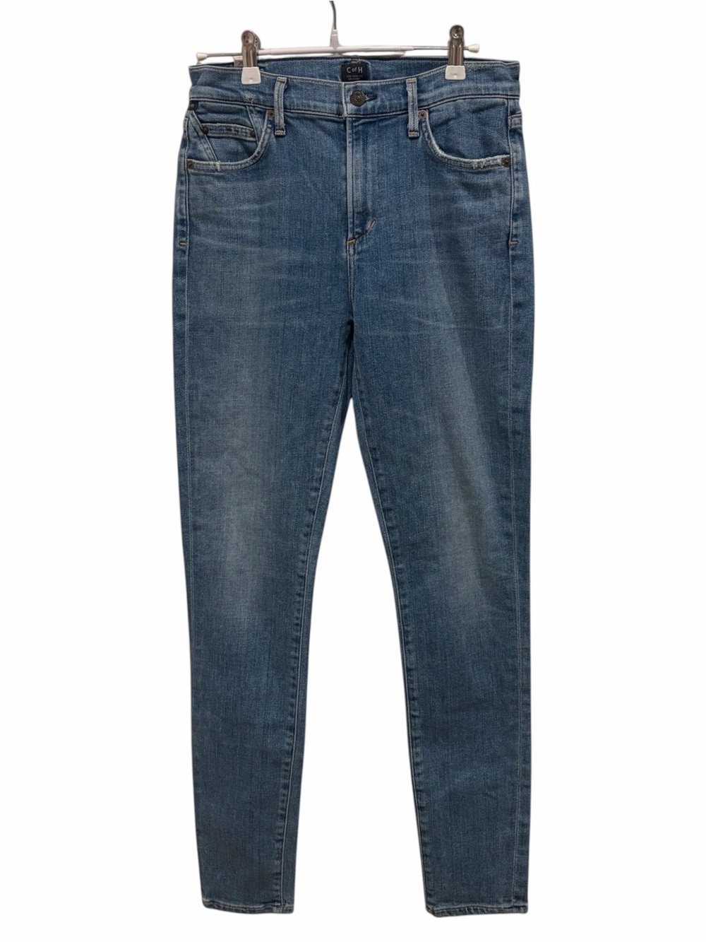 Citizens of Humanity Rocket High-Rise Skinny Jeans in Medium Blue Size 28
